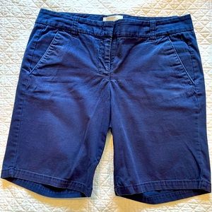 J Crew Bermuda shorts size 0, navy